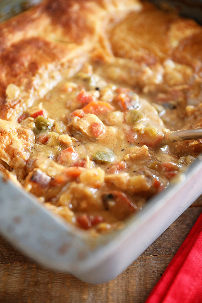 Filling from Easy Creole Turkey Pot Pie