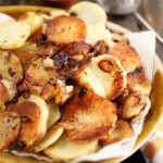 Platter with Southern Fried Potatoes.