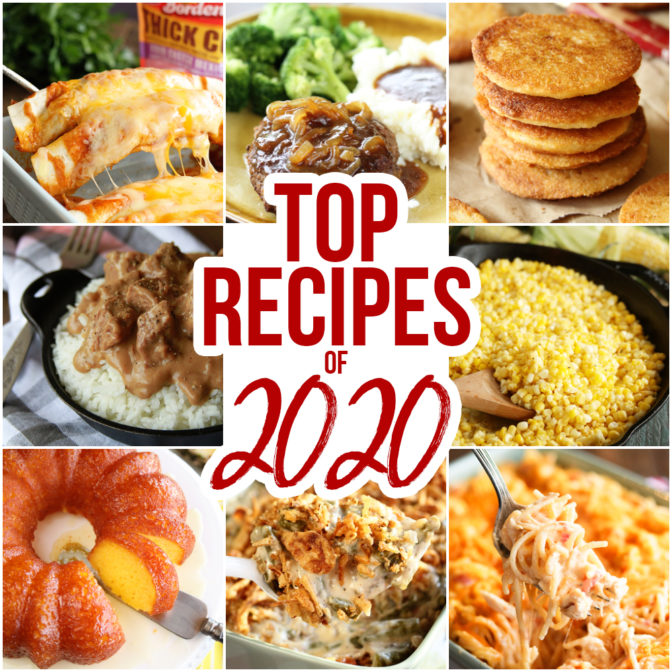 Collage of 2020 Top Recipes