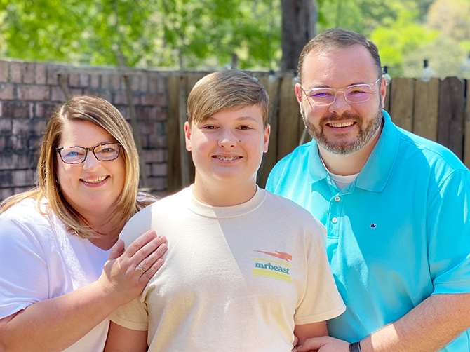 Stacey, Heather, and Jack
