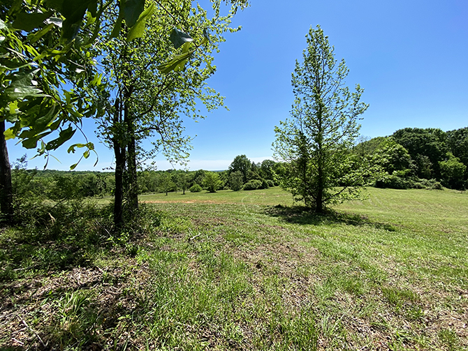 view from hilltop