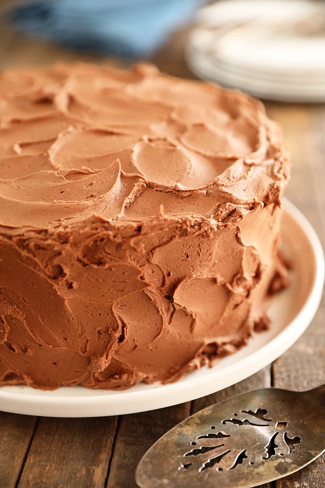 Whole chocolate cake