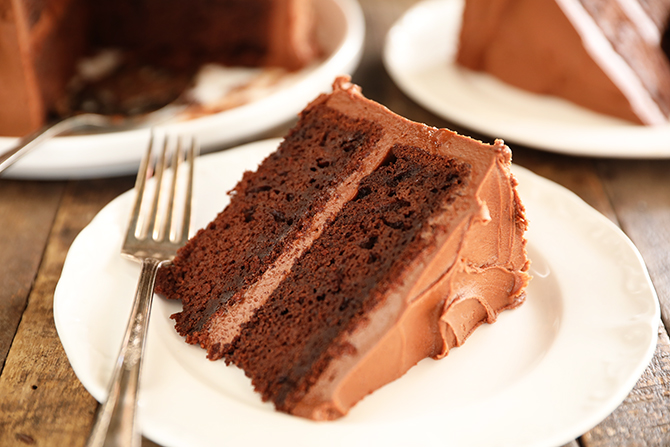 Slice of Best Chocolate Cake