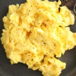 Overhead view of Perfect Scrambled Eggs
