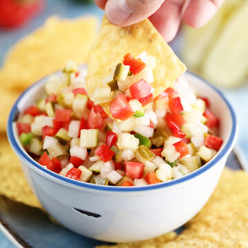 Scoop of Pickle de Gallo.