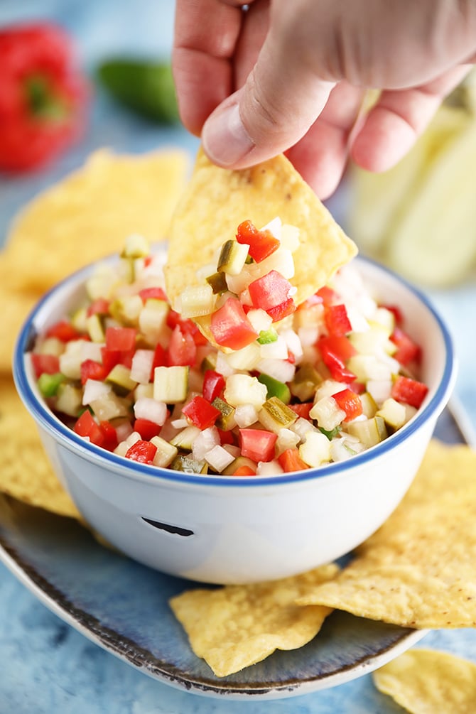 Scoop of Pickle de Gallo