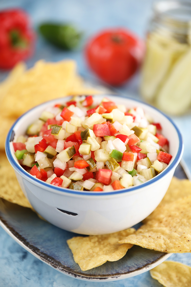 Bowl of Pickle de Gallo