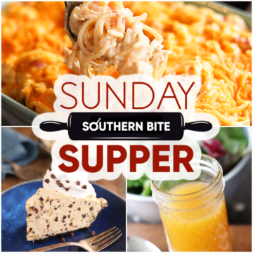 Sunday Supper recipe collage