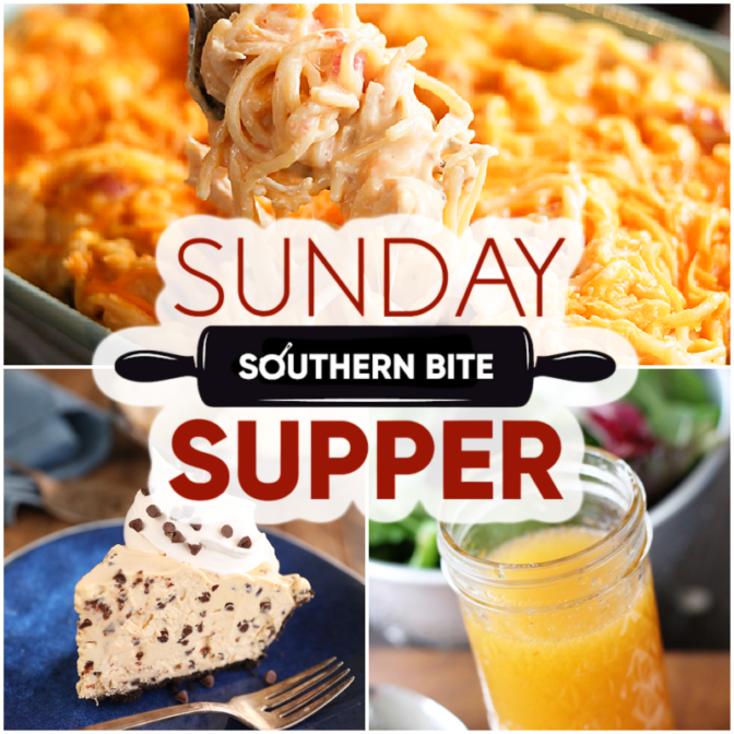 Sunday Supper recipe collage