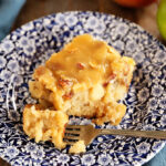 Piece of Apple Dapple Cake on a plate