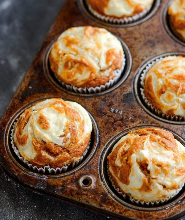 Image for Pumpkin Cream Cheese Swirl Muffins
