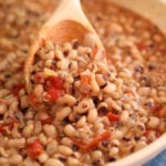 Spoonful of Spicy Creole Black-eyed Peas