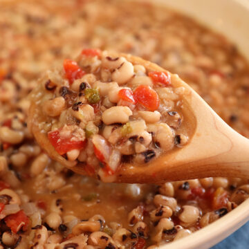 spoonful of Spicy Creole Black-eyed Peas