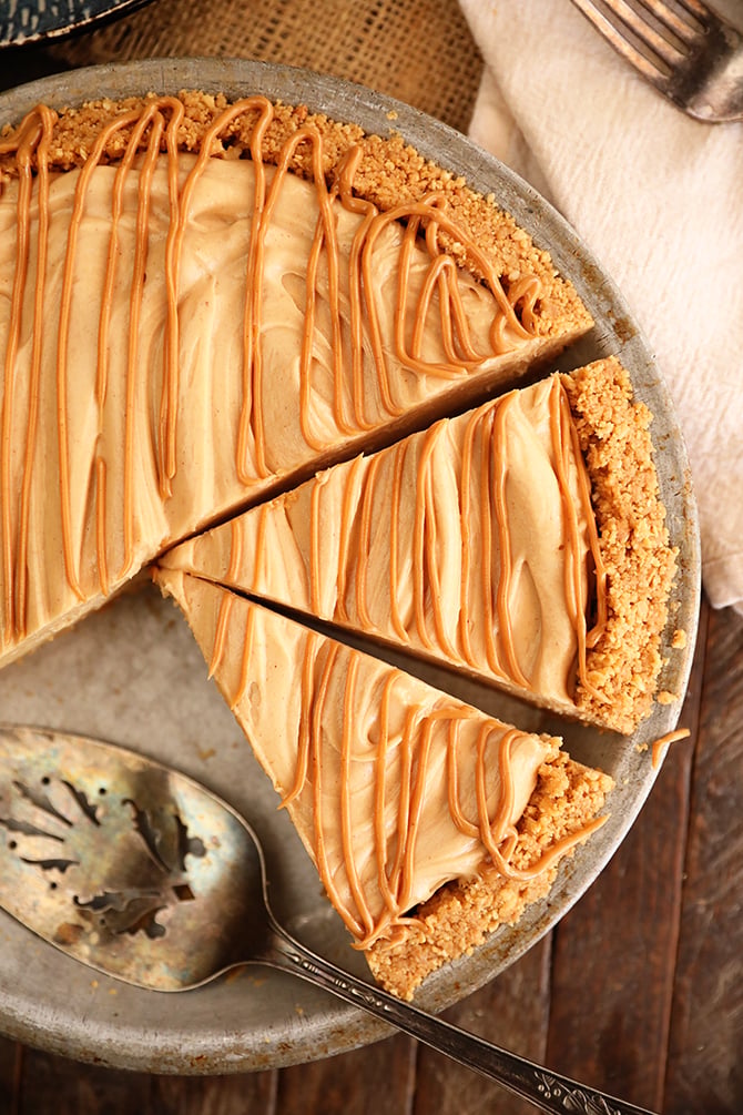 Sliced Peanut Butter Cream Pie