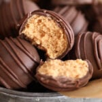 Close up of Peanut Butter Balls