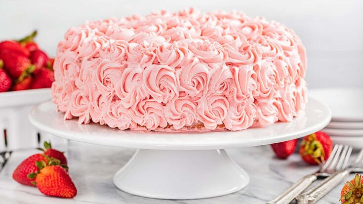 Image for The Most Amazing Strawberry Cake