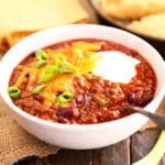 Bowl of Nora Kelley's Quick Chili