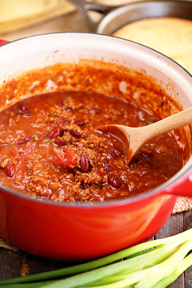 Pot of Nora Kelley's Quick Chili