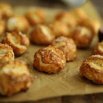 Closeup view of Canned Biscuit Pretzel Bites