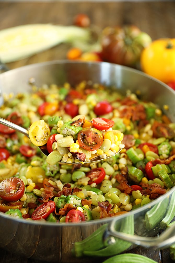 Spoonful of Summer Succotash