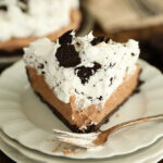 Slice of Easy Oreo Chocolate Pie