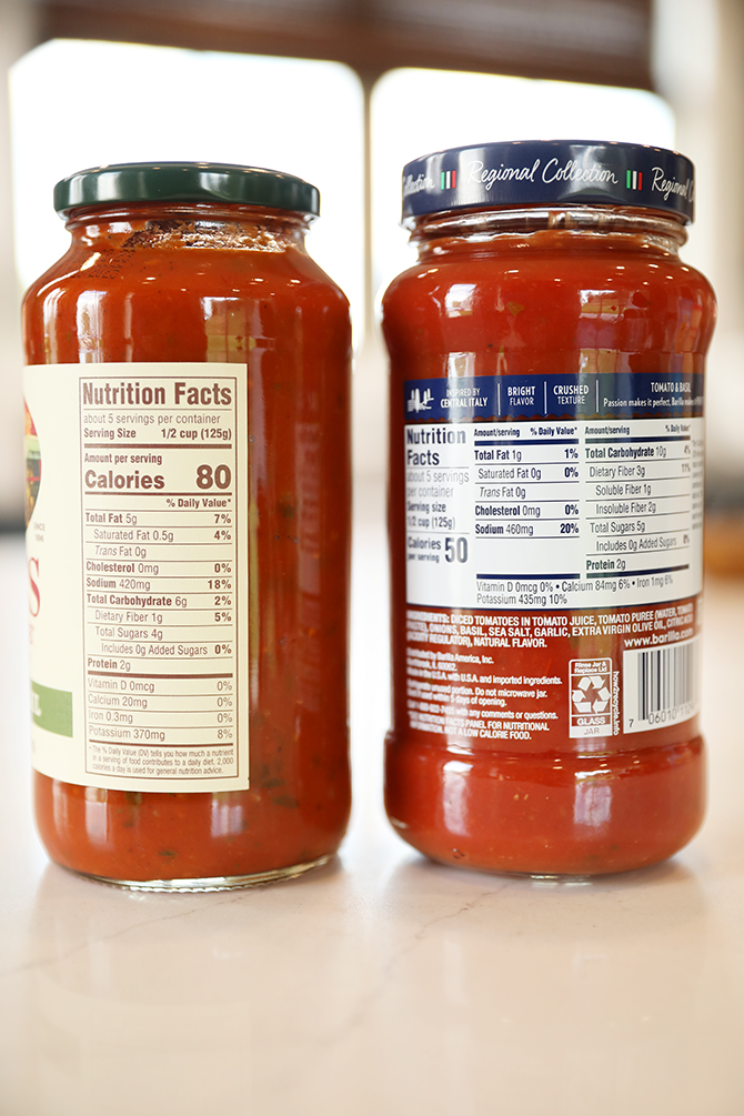 Jars of Marinara