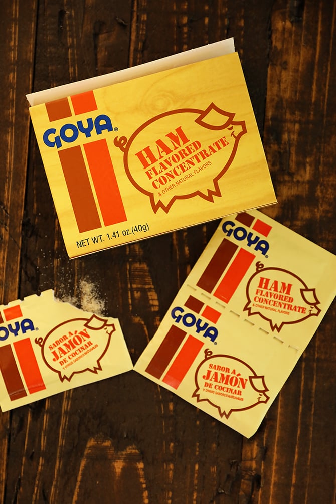 packets of ham flavoring