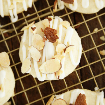 cookies on a wire rack