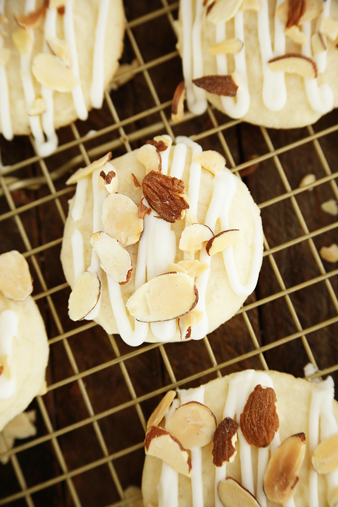 cookies on a wire rack
