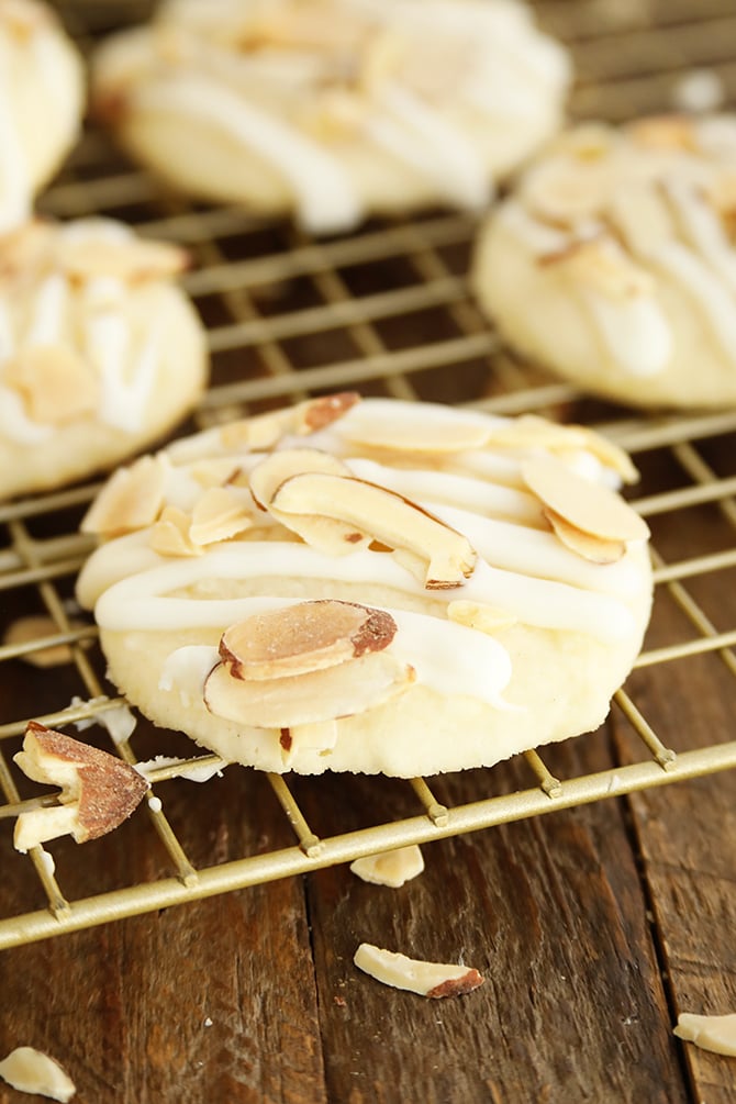 cookies on a wire rack