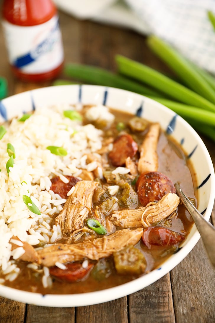 Bowl of Chicken and Sausage Gumbo