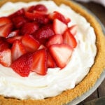 Whole Strawberry Cream Cheese Pie.