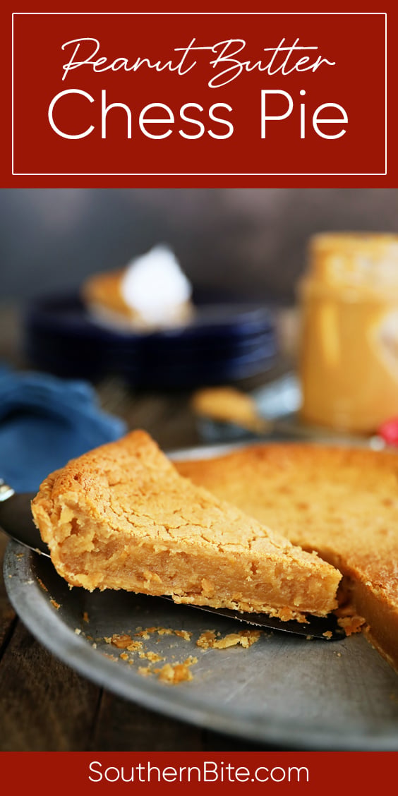 Peanut Butter Chess Pie - image for Pinterest