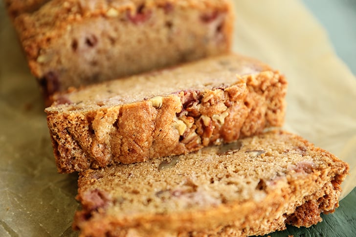 Sliced Easy Strawberry Bread.