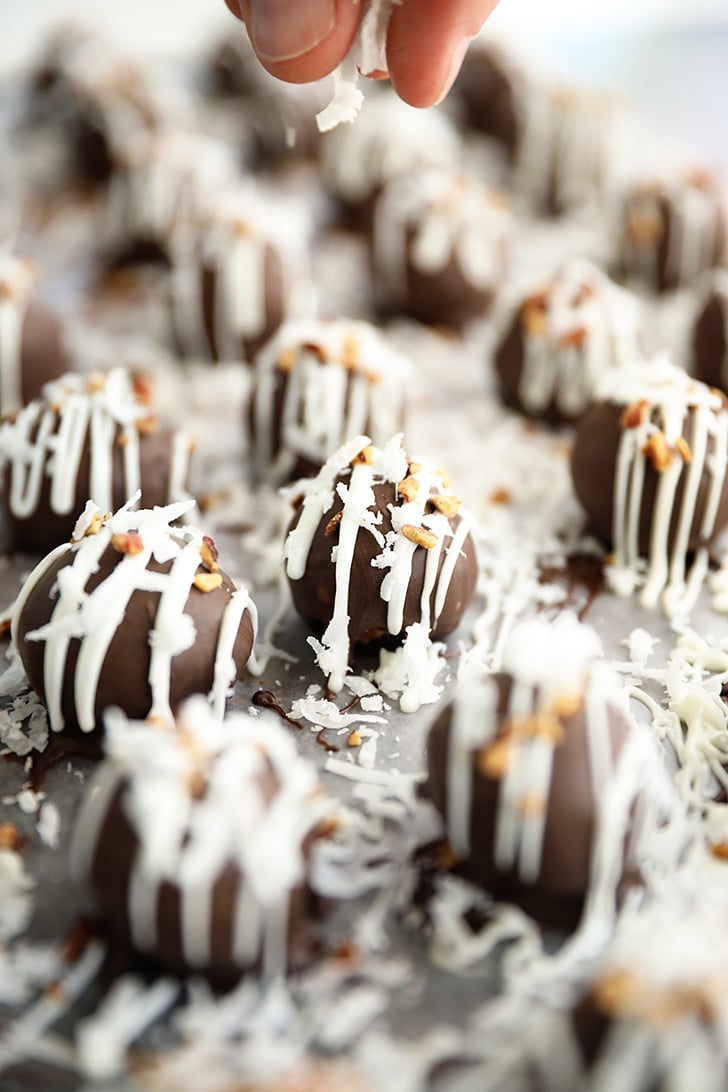Batch of Martha Washington Candy on wax paper.