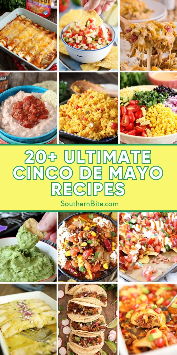 20+ Ultimate Cinco De Mayo Recipes Image for Pinterest.