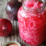 Easy Pickled Onions in jar.