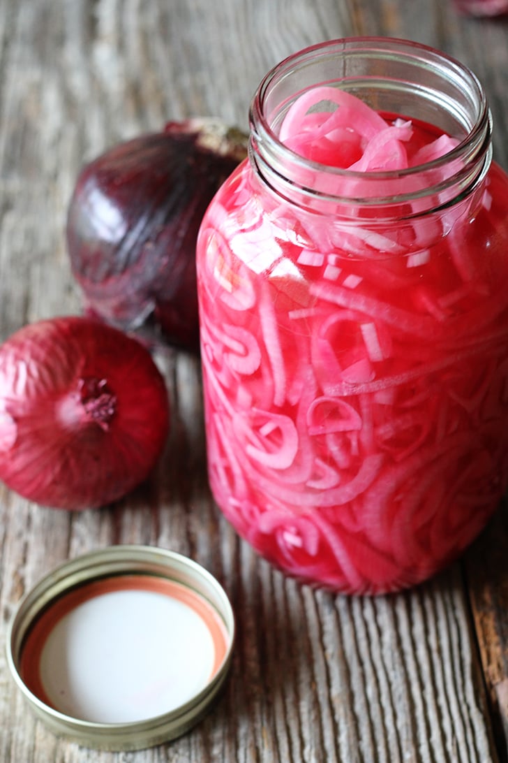 Easy Pickled Onions in jar.