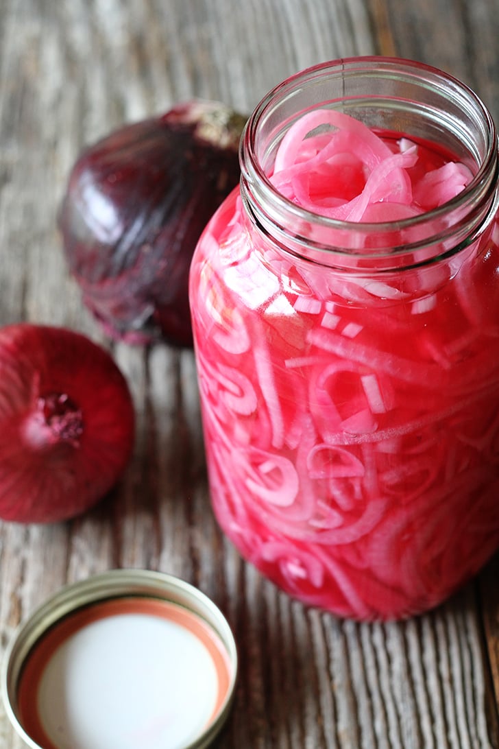 Easy Pickled Onions in jar.