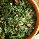 Southern Turnip Greens in a bowl.