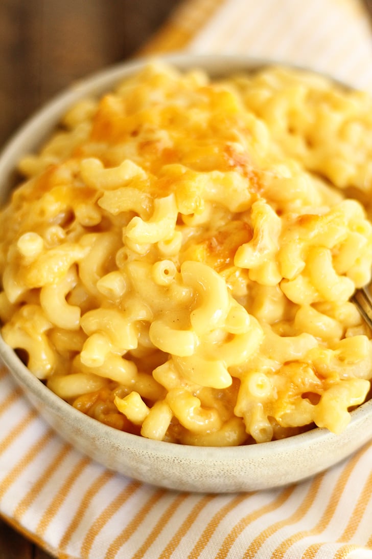 4-Ingredient Baked Mac and Cheese in a bowl.